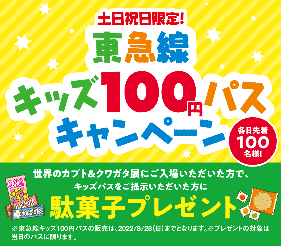 東急線キッズ100円パスキャンペーン