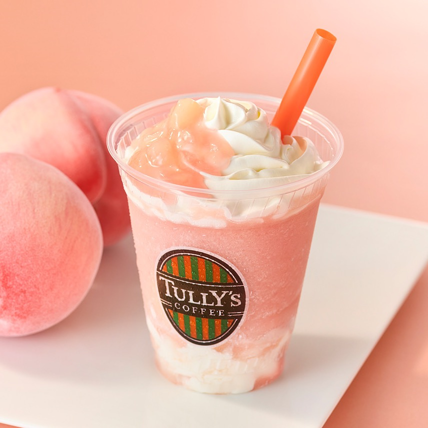 🍑 まるでパフェ！新食感フローズンドリンク🍈｜タリーズコーヒー