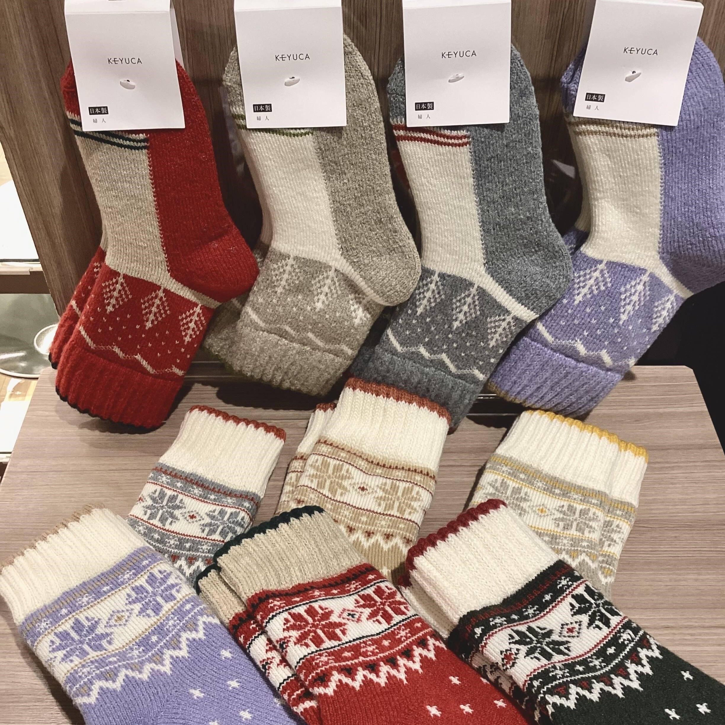 クリスマスプレゼントにも、家族でお揃いにも。あったかルームソックス