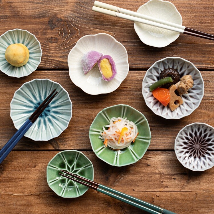 キエリ舎　4客組　サラダ皿　小皿　豆皿　カトラリーレスト✨一名様 キエリ舎 4客組 サラダ皿 小皿 豆皿 カトラリーレスト はしおき