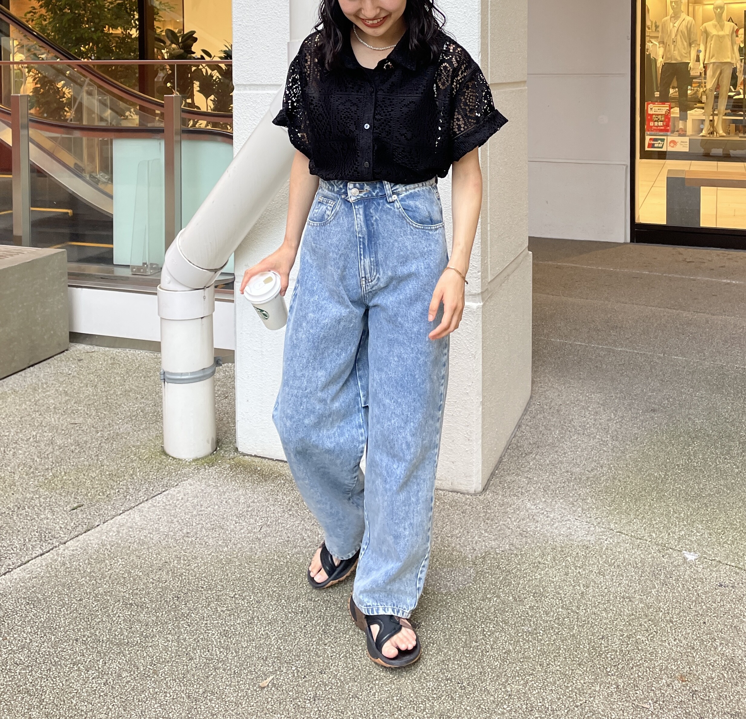 CPCMチャオパニック切り返し長袖シャツ