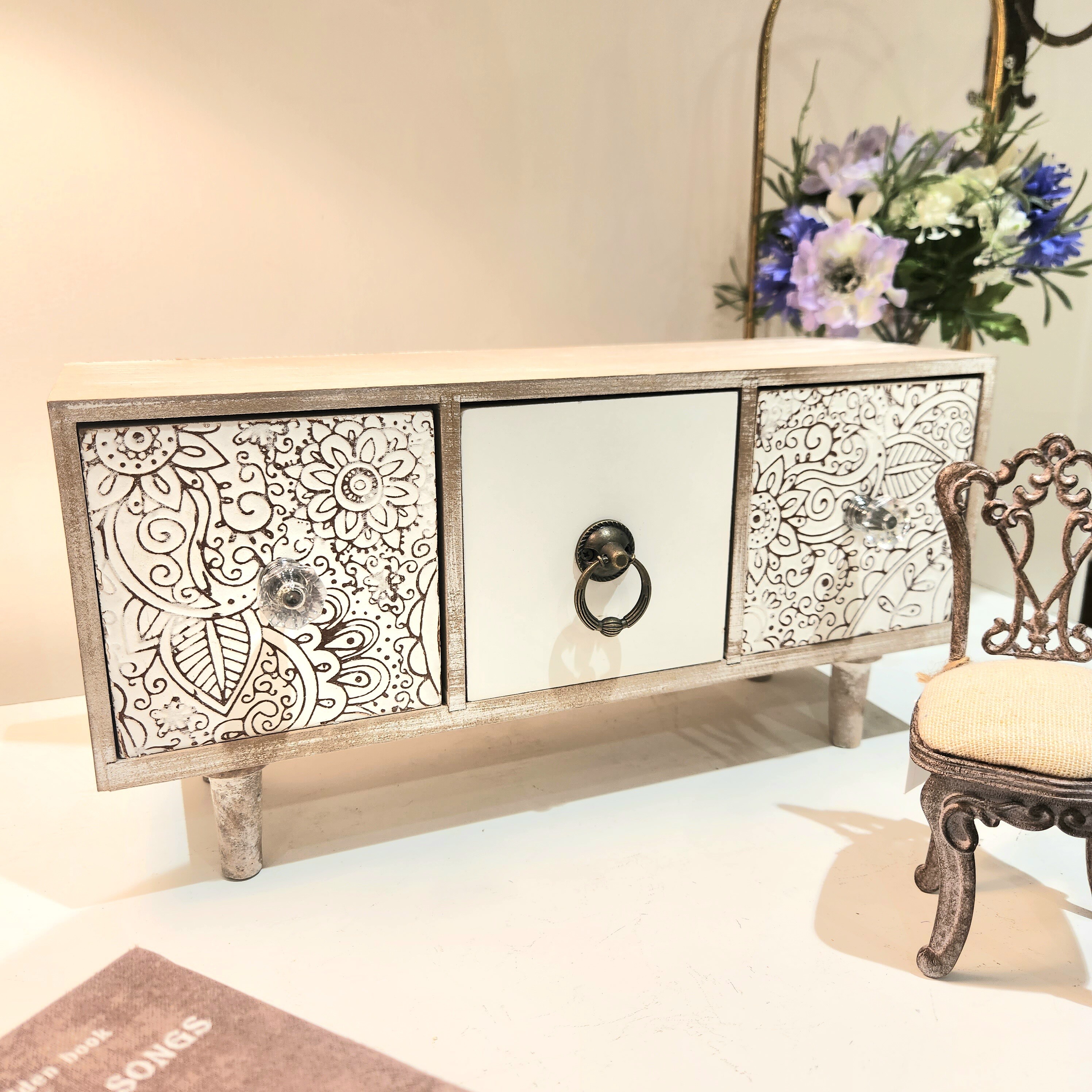 GMHH12○パリの雑貨屋 インテルナ南條 ミニチェスト 小物入れ 小