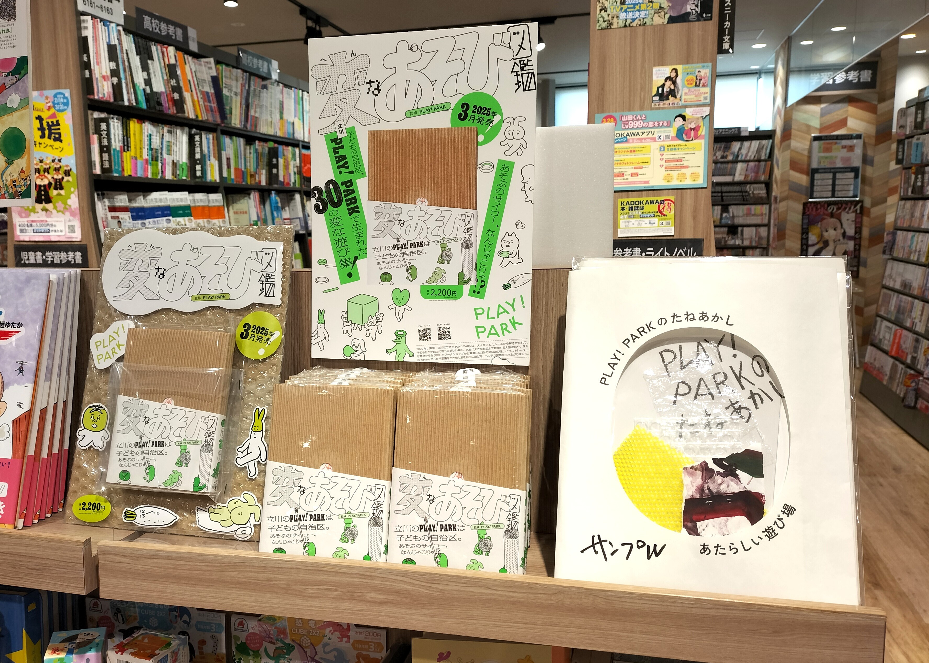 変なあそび図鑑』・『PLAY！PARKのたねあかし あたらしい遊び場』監修