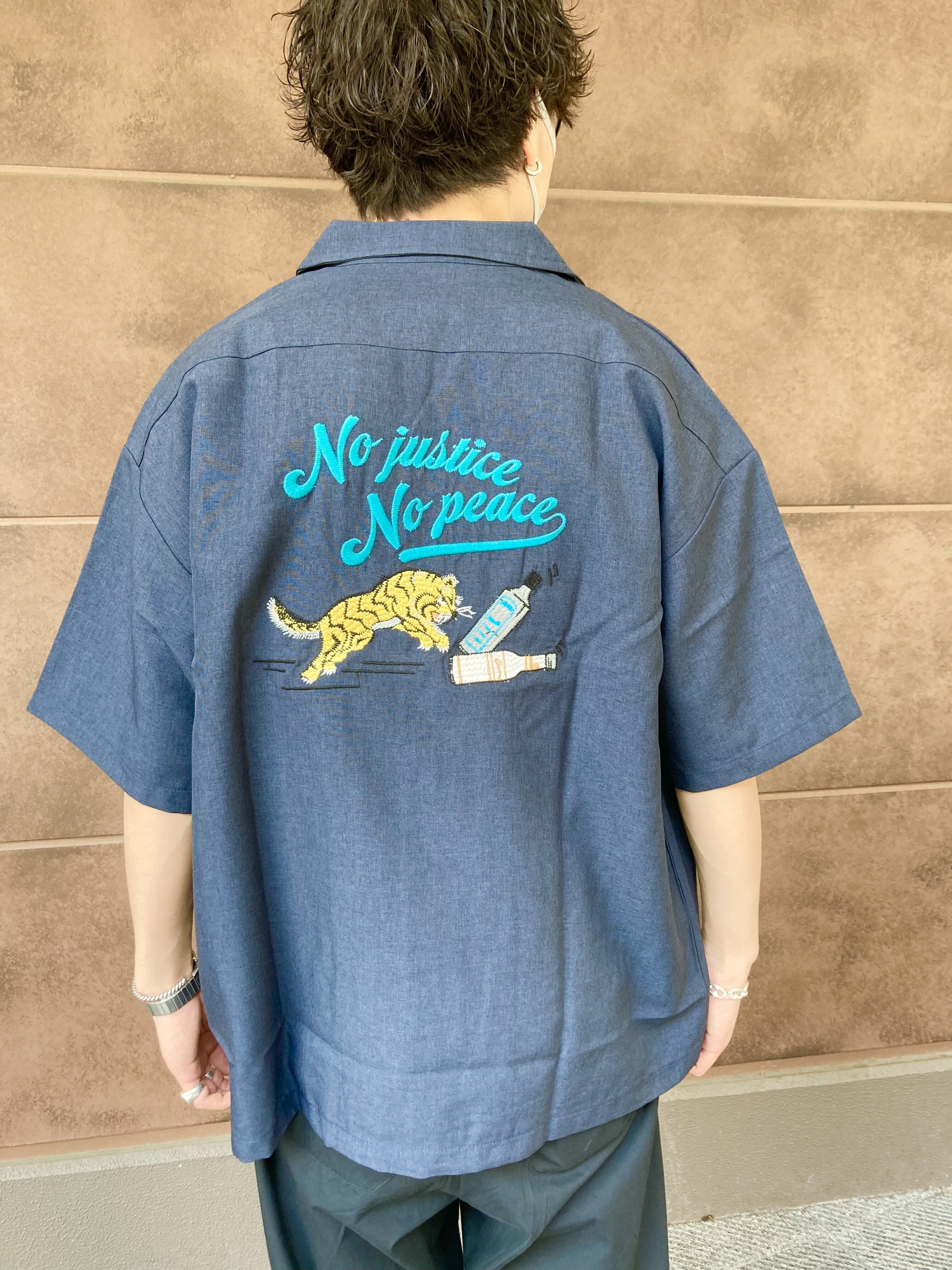 Gangsterville JACKPOTS トランプ刺繍シャツ Gangsterville JACKPOTS トランプ刺繍シャツ Gangsterville