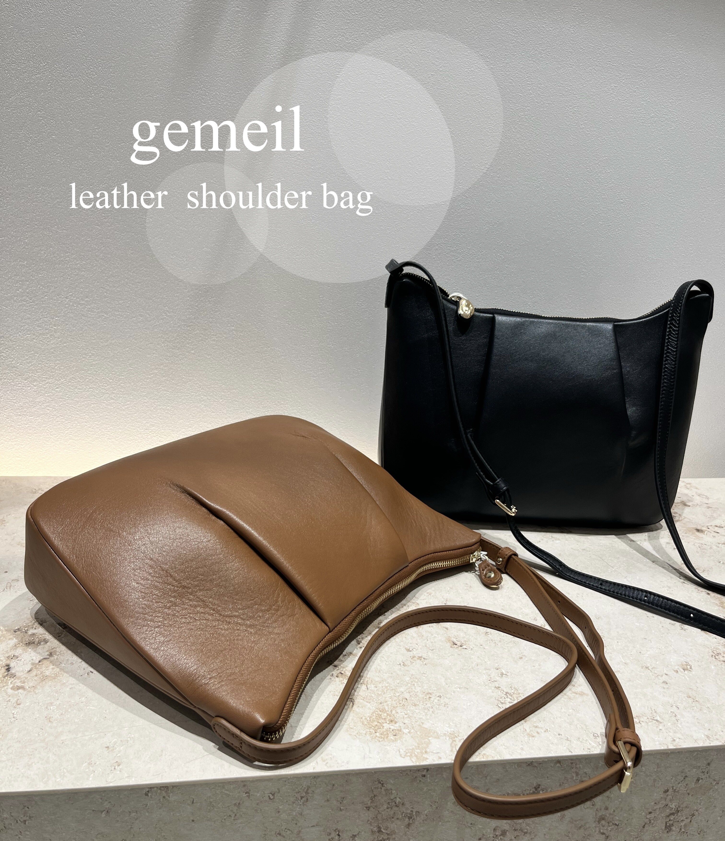 50%OFF】gemeilギャザーショルダーバッグ｜ラシット ｜ショップ