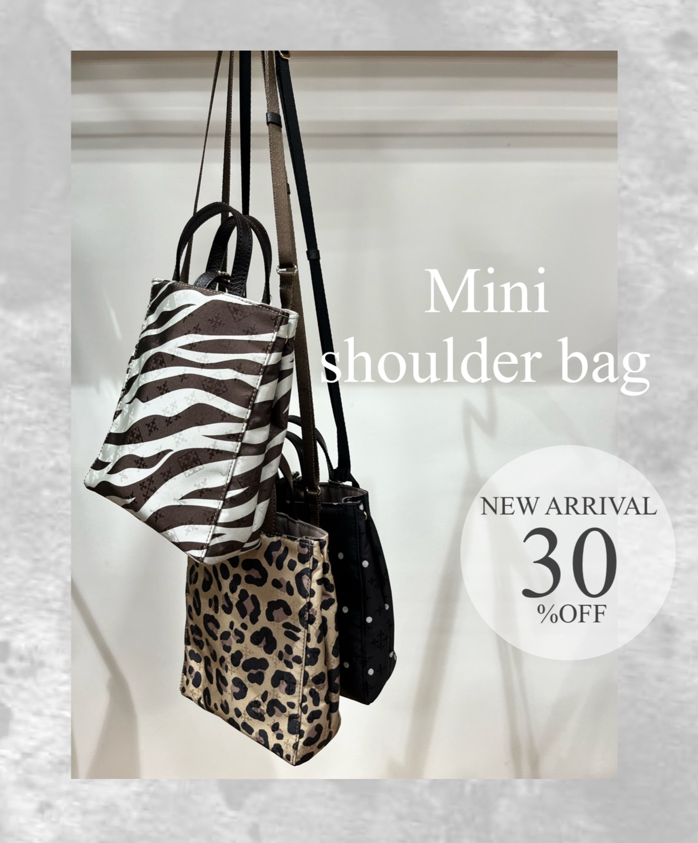 日本最級 30%OFF】新商品！ミニショルダーバッグ｜ラシット ｜ショップ バッグ