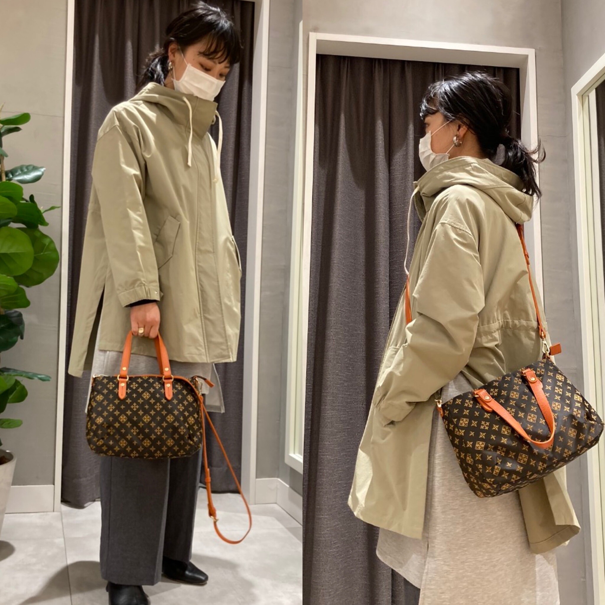 カラーハンドルトートバッグS【russet】｜ラシット ｜ショップトピックス｜グランベリーパーク