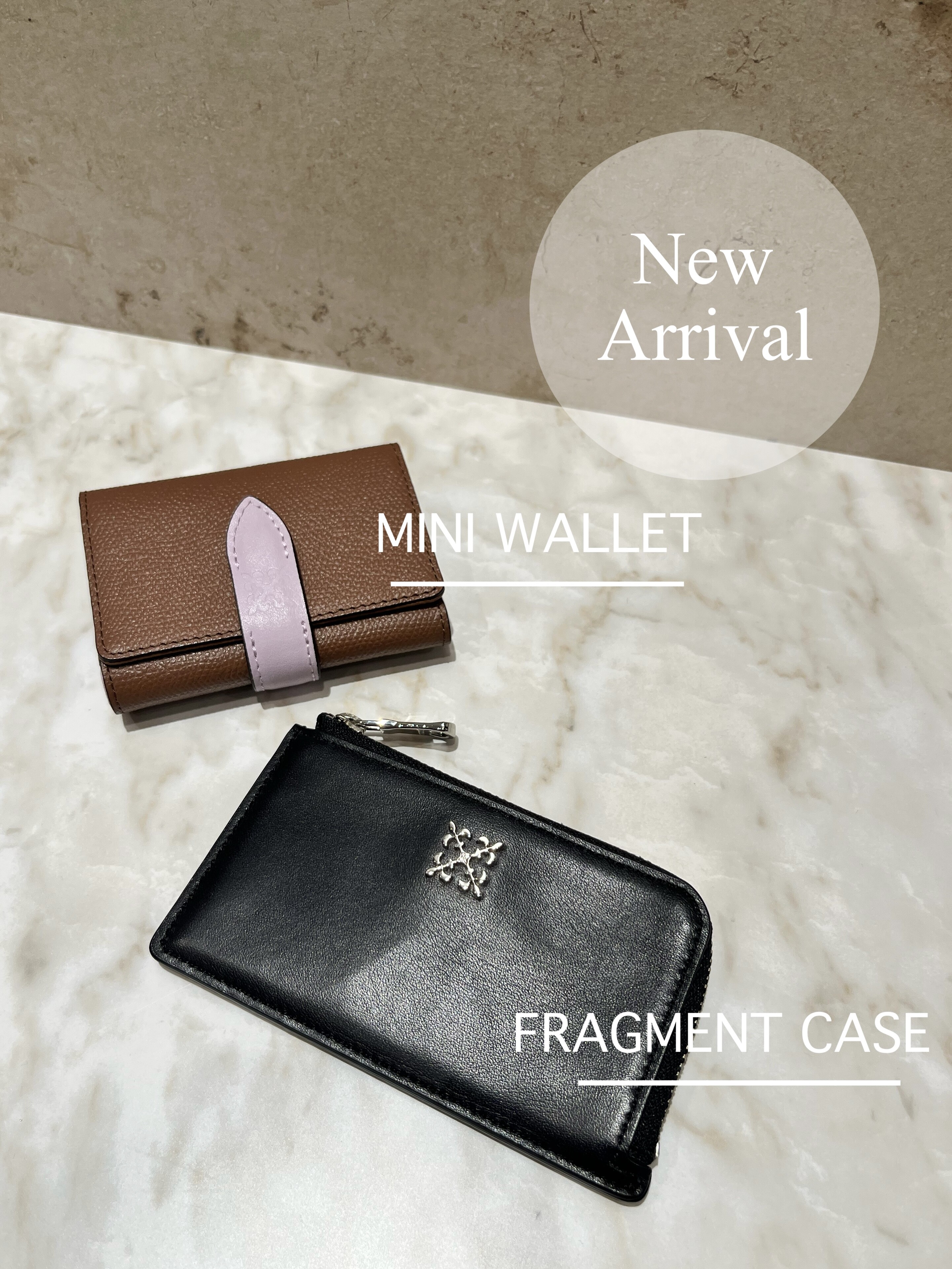 少量入荷】フラグメントケース＆スモールウォレット｜ラシット