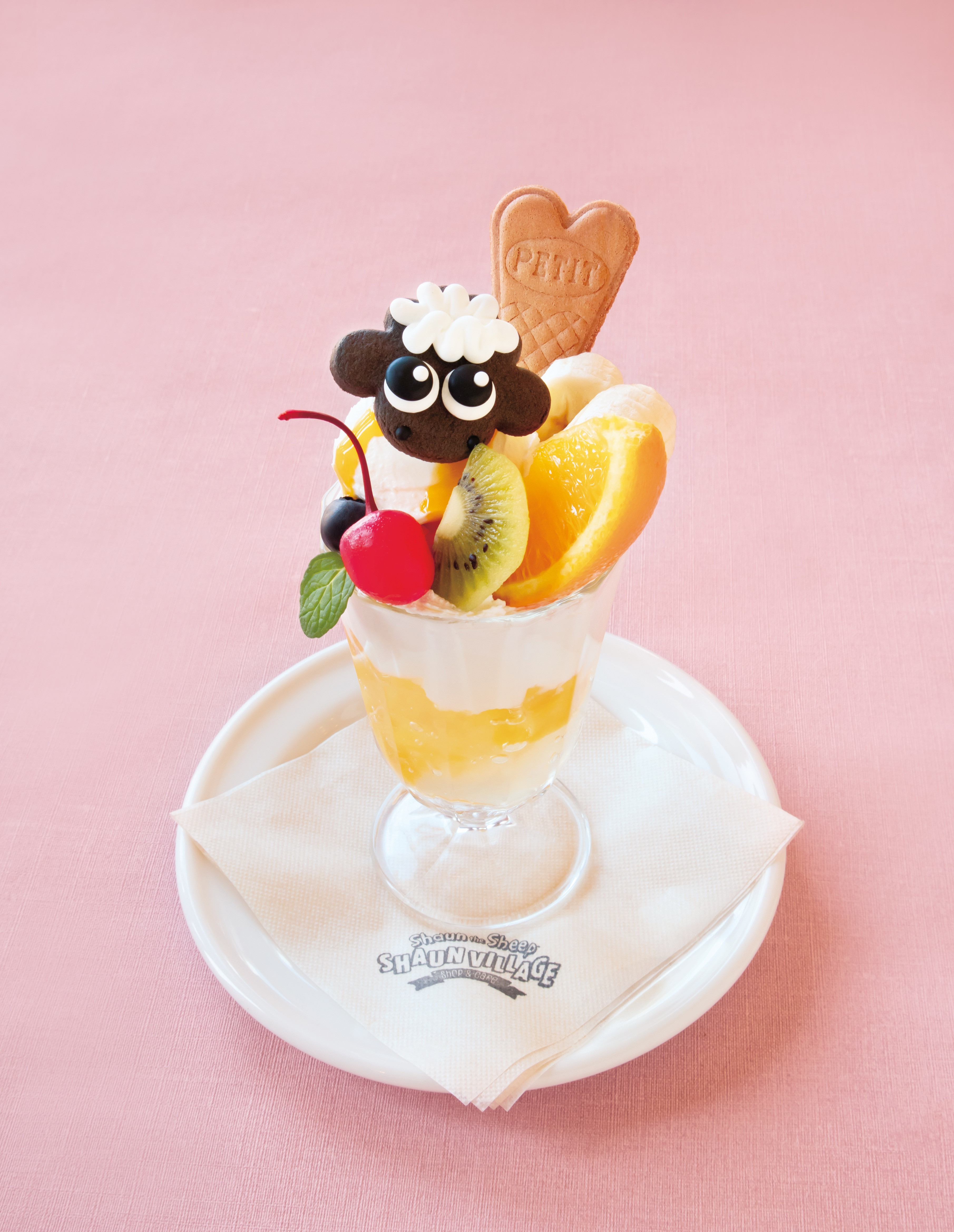 仲良し動物パフェ♡⑰ 🚩 パフェメニューのご紹介 🚩｜ひつじのショーンビレッジ ショップ
