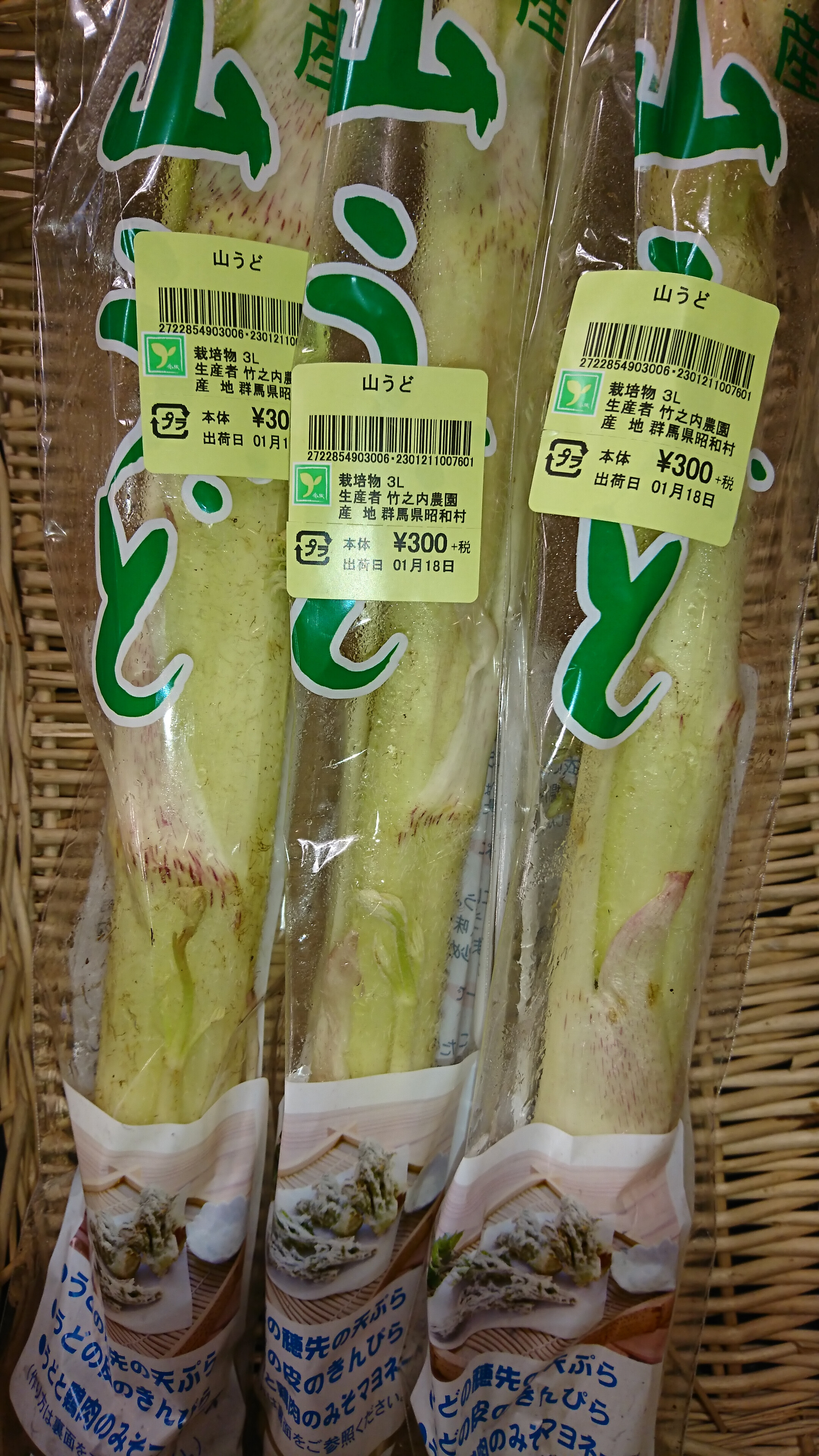 1月日のおすすめ 山うど ファームドゥ 食の駅 ショップトピックス グランベリーパーク 1月日のおすすめ 山うど ファームドゥ 食の駅 ショップトピックス グランベリーパーク