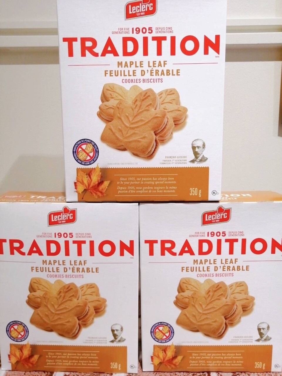 鈴商 レクラーク トラディション メープルリーフ クッキー【入数:12】 レクラーク トラディション メープルリーフクッキー です！｜PX