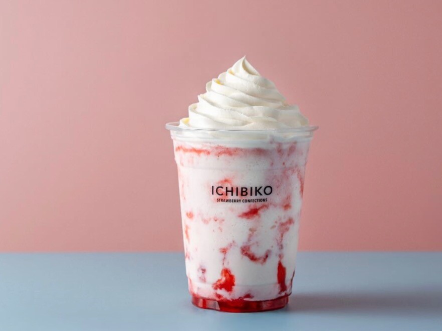 いちごミルクフラッペ🍓🥛🫧｜いちびこ｜ショップトピックス｜グラン