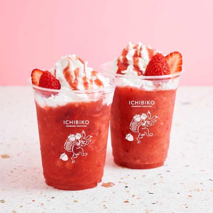 そのまんまいちごフラッペ 🍓🍓´-｜いちびこ｜ショップトピックス