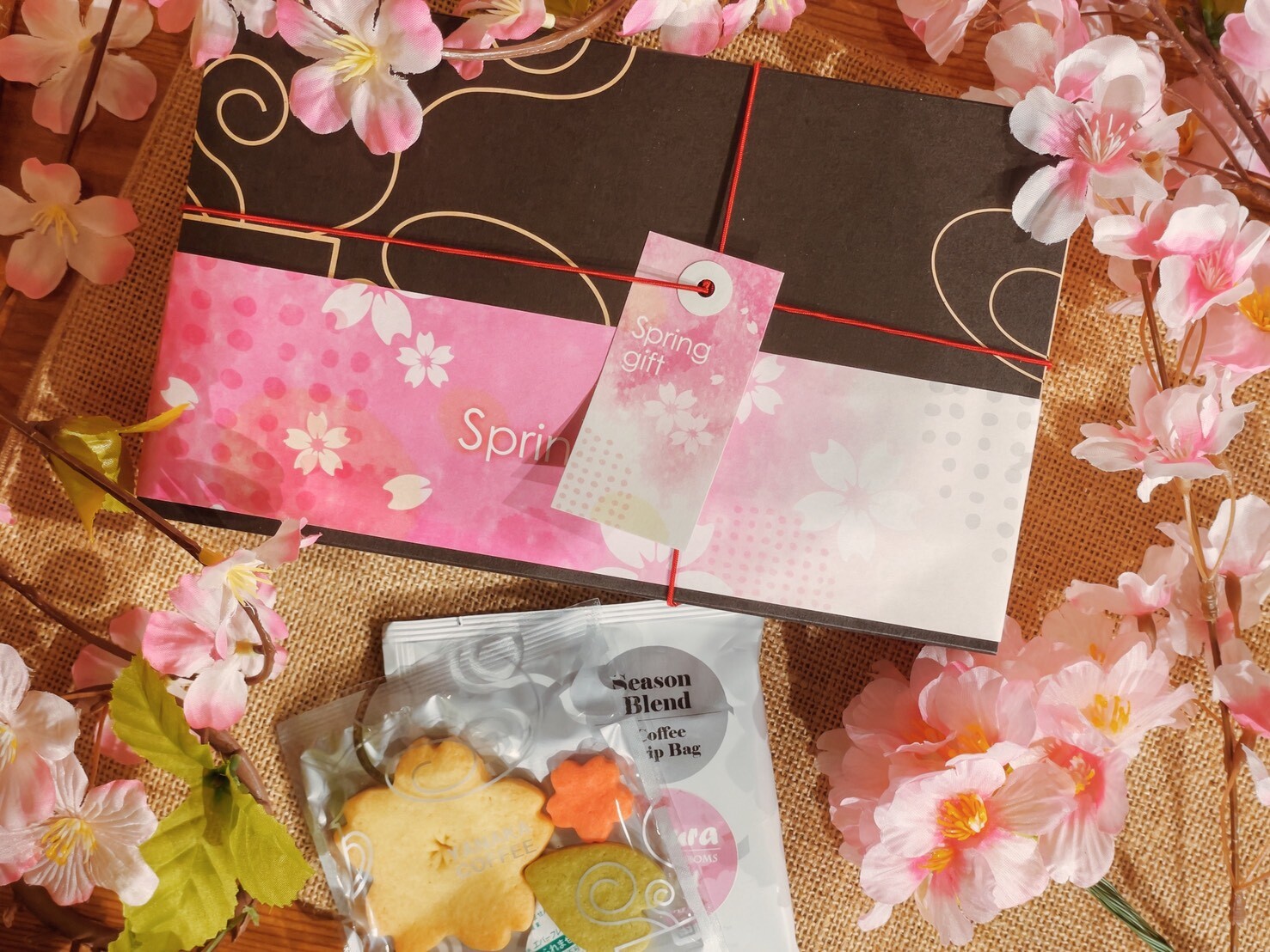 桜ショップ 土日祝休み3セット 春限定ギフトです！🌸【桜ギフト 桜プチギフト】｜ヤナカコーヒー