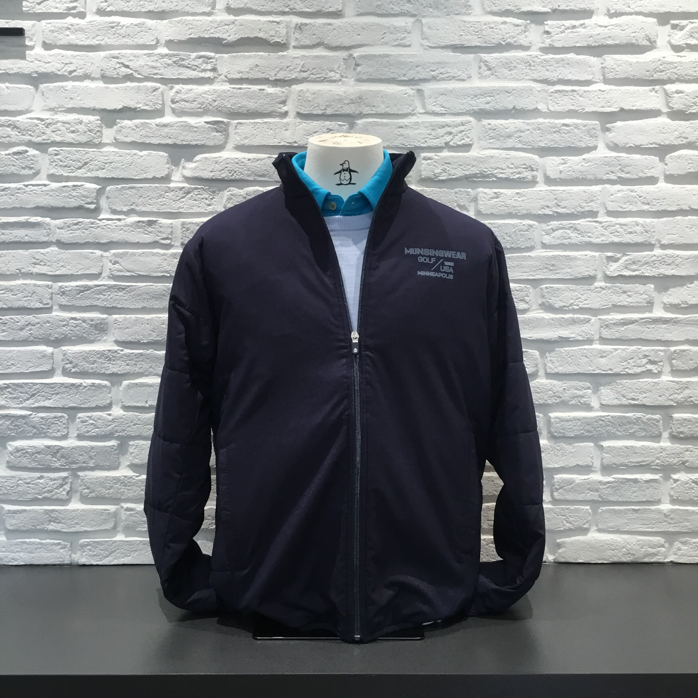 DESCENTE メンズジャケット DGMJK06 黒/グリーン ヒーター内蔵 高機能