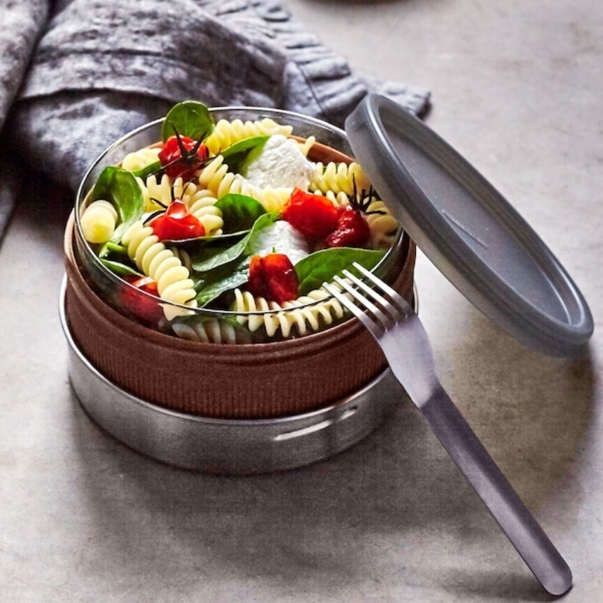 電子レンジ可◎ 持ち運びに便利なガラス製ランチボウル】｜イーエム