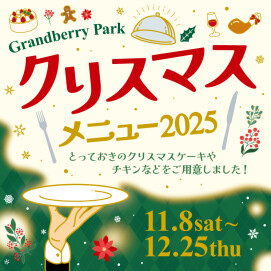 グランベリーパーク　クリスマスケーキ＆オードブル2025