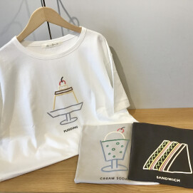 ＊喫茶ぷっくりプリントTシャツ＊