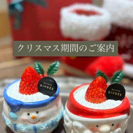 クリスマス期間のご案内🎄