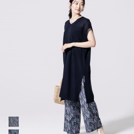 大人の夏にぴったり！らくちん華やぎスタイル