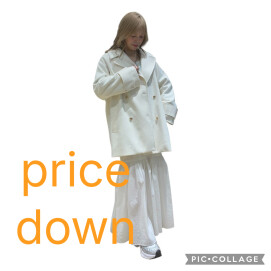 フェイクウールライトジャージコート