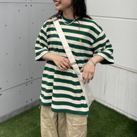 【CPCM】U.S. POLO ASSN.1ポイント刺繍鹿の子T