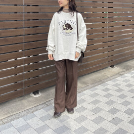 【CPCM】サガラ刺繍BIGスウェット