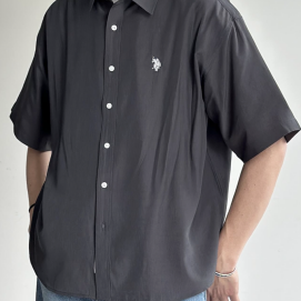 【アウトレット限定商品】CPCM【U.S. POLO ASSN.】シルクタッチ半袖シャツ