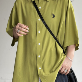 【アウトレット限定商品】CPCM【U.S. POLO ASSN.】シルクタッチ半袖シャツ