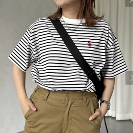 【アウトレット限定商品】U.S. POLO ASSN. 天竺クルーTシャツ