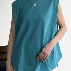 【アウトレット限定商品】Chez toi バックフレアノースリプルオーバー