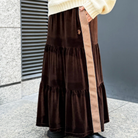 【アウトレット限定商品】CPCM 【U.S. POLO ASSN. 】ティアードスカート