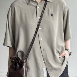 【アウトレット限定商品】CPCM【U.S. POLO ASSN.】シルクタッチ半袖シャツ