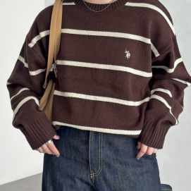 【アウトレット限定商品】CPCM 【U.S. POLO ASSN.】クルーネックニット