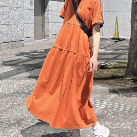 【アウトレット限定商品】天竺ワンピース