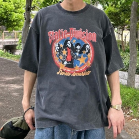 【アウトレット限定商品】パウダー加工ビンテージライクT