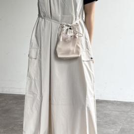 【アウトレット限定商品】CPCM ストレッチナイロンパッカブルワンピース