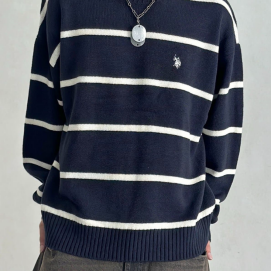 【アウトレット限定商品】CPCM 【U.S. POLO ASSN.】クルーネックニット