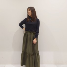 【Eprouve】テックコットン ミディSK♪