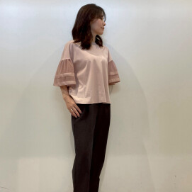 【INDIVI】チューブスリーブカットソー