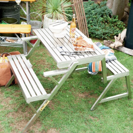 【RESTOCK】ワンステップでベンチがテーブルに変形！TABLE＆BENCH が再入荷しました！