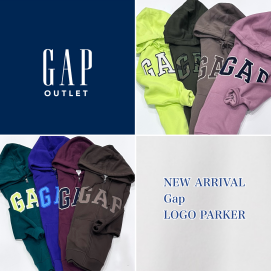 【新作入荷‼︎】大人気GAPロゴパーカーにNEWカラー登場🌈