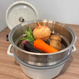 【STAUB／ストウブ】ステンレス製スチーマーのご紹介
