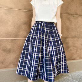 30%off⭐️メモリーチェックギャザースカート⭐️
