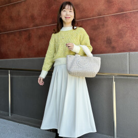 💛ラメmixヤーンニット💛