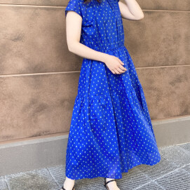 🌼アフリカン小紋プリントワンピース🌼