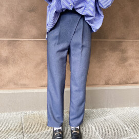 50%off⭐️デニムライクカシュクールパンツ⭐️