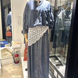 パウダーシルクデニムセットアップ✨