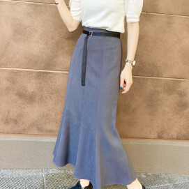 50%off✨ベルト付きマーメイドスカート
