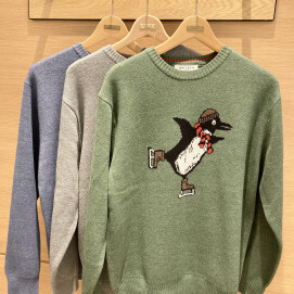 Men's⭐️スケーターペンギンニット🐧
